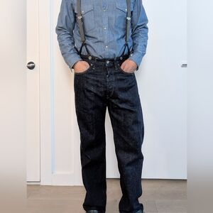 Double RL Selvedge Denim w/Braces
